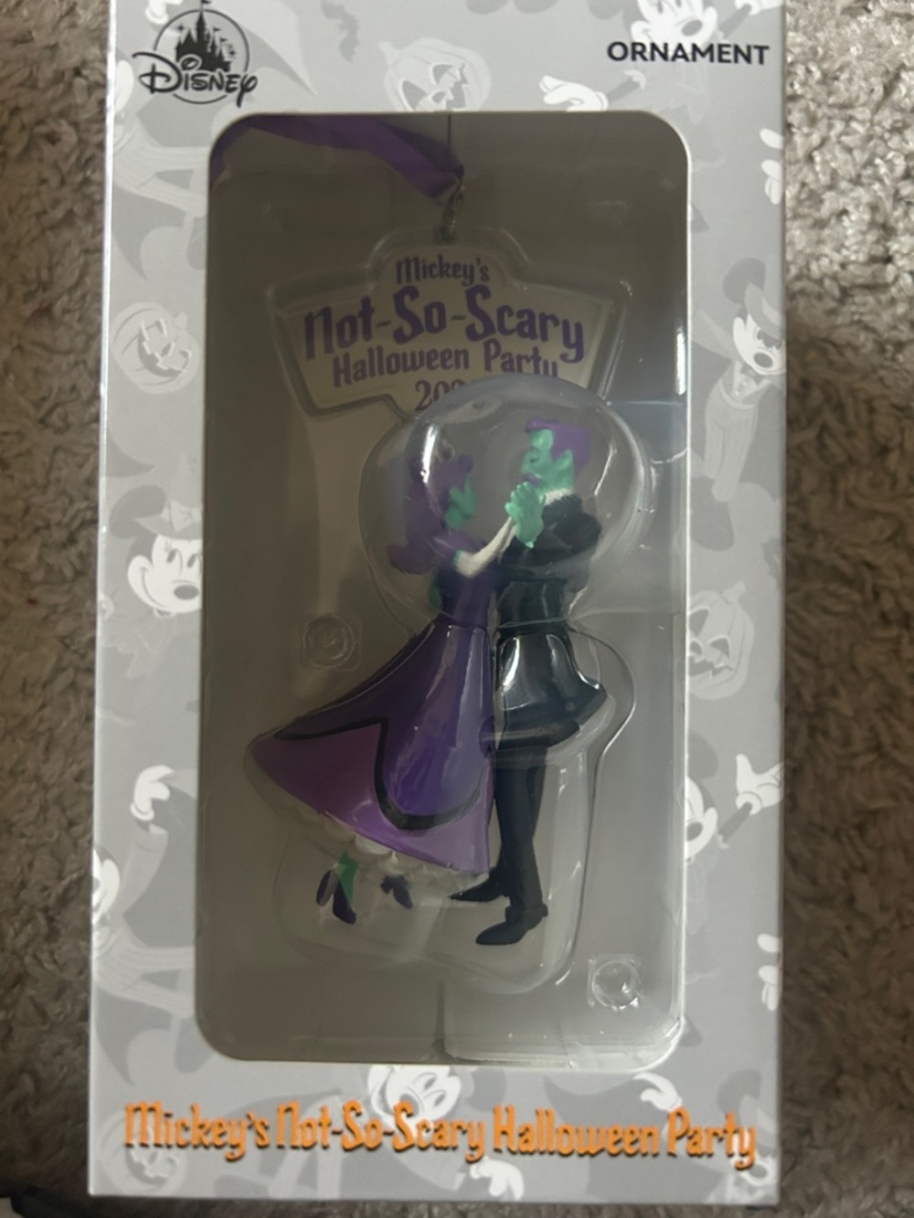 Disney Mickey's Not-So-Scary Halloween Party Ornament 2025 Haunted Mansion Dance